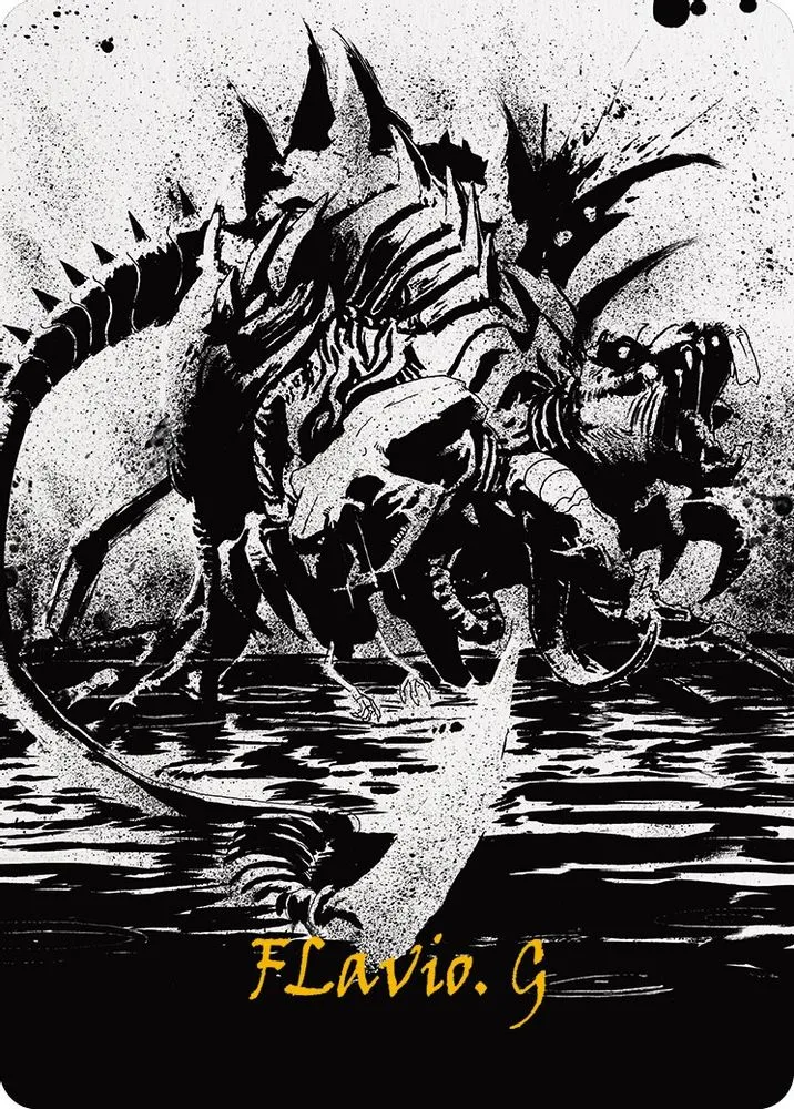 Karumonix, the Rat King Art Card (Gold-Stamped Signature)