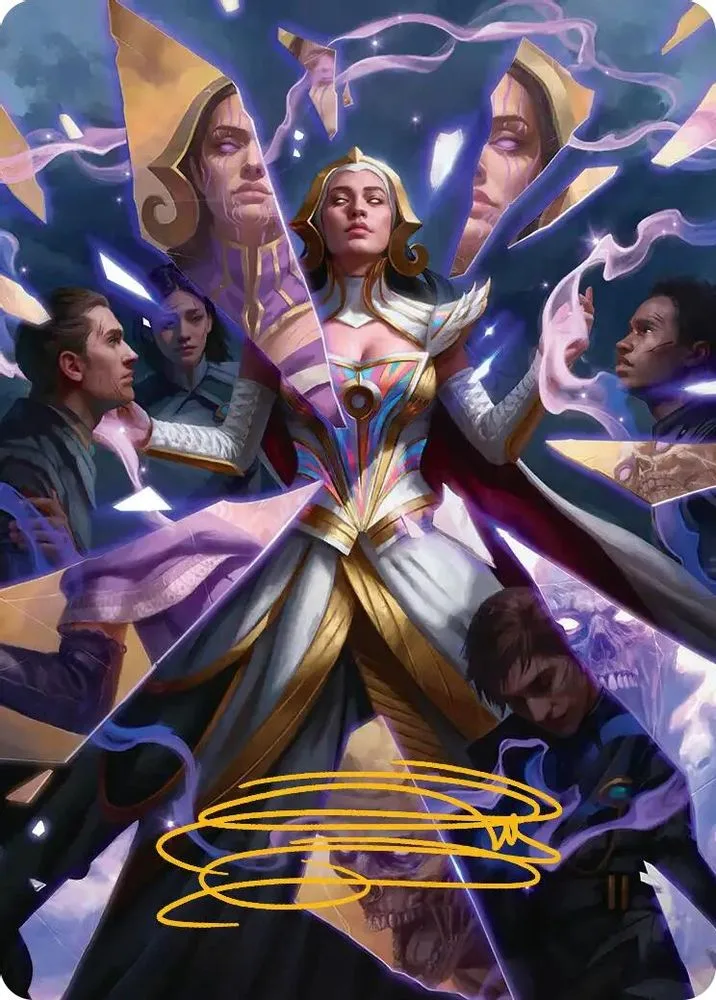 Return to the Light Realms Art Card (5/54 · Gold-Stamped Signature)