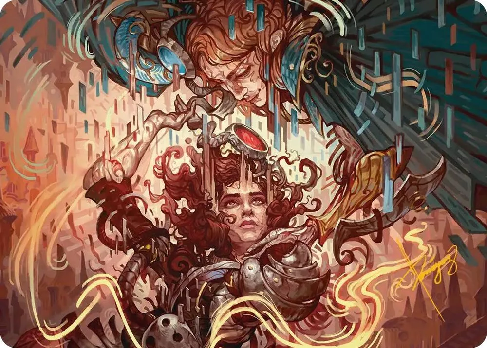 Identity Echo Art Card (Gold-Stamped Signature)