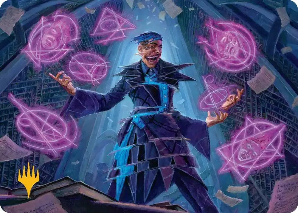Dark Matter Manipulator Art Card (Gold-Stamped)