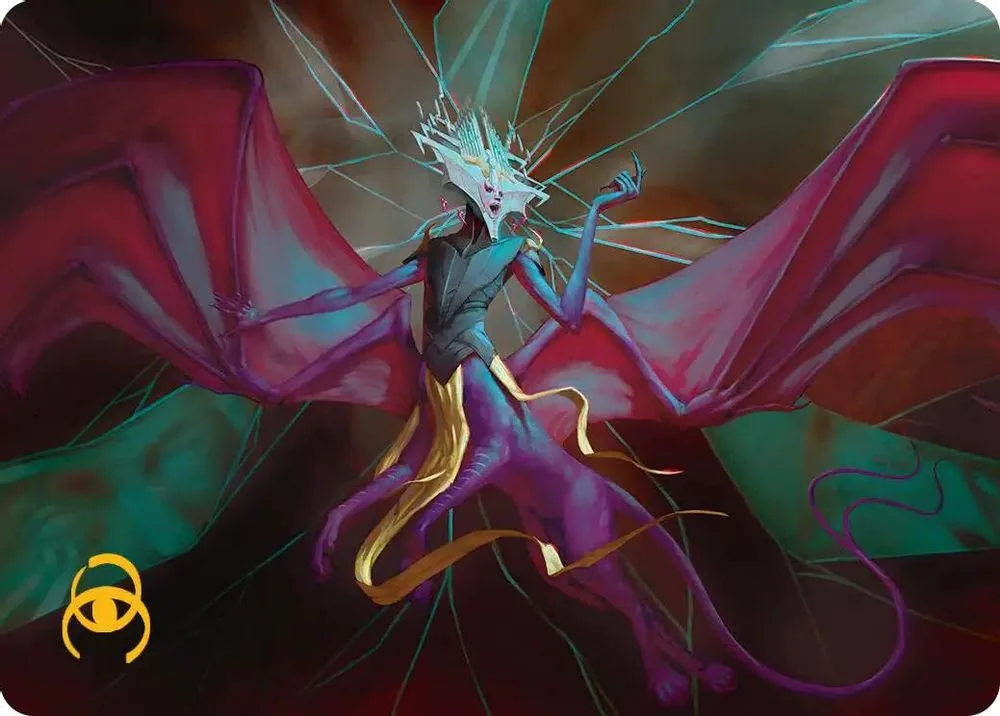 Ingris Stingerquill Art Card (Gold-Stamped Signature)