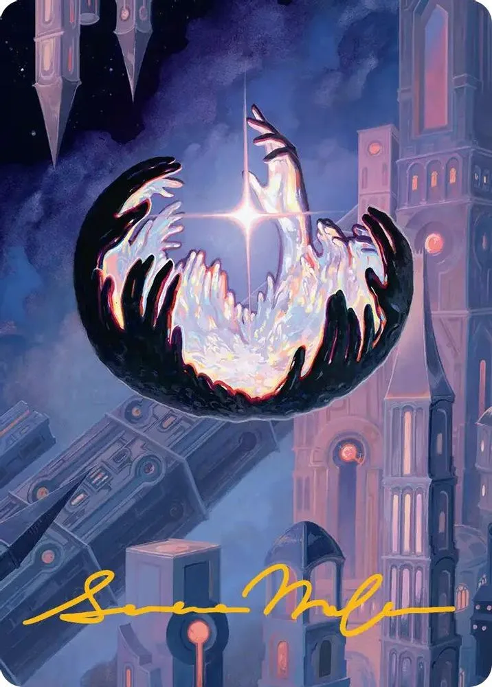 Hall of Echoes Art Card (Gold-Stamped Signature)