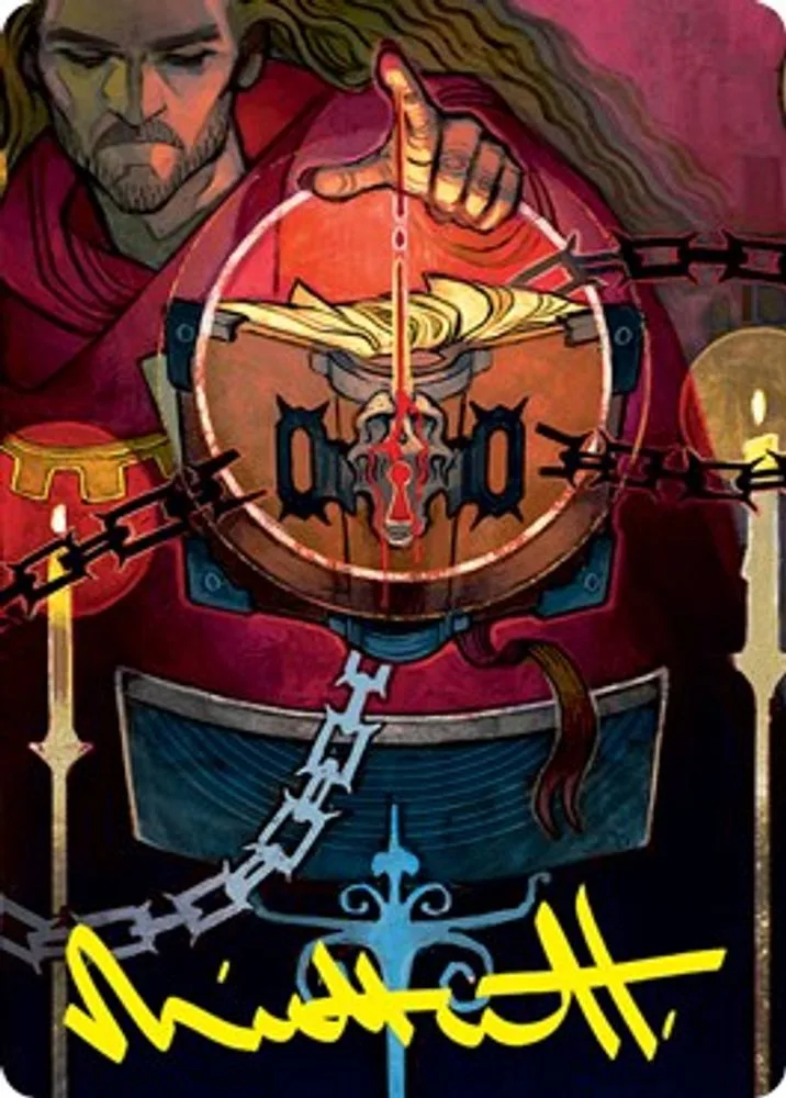 Sign in Blood Art Card (Gold-Stamped Signature)