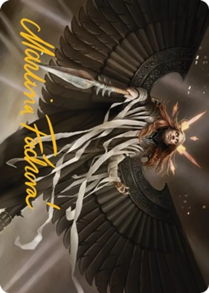 Angel of Suffering Art Card (Gold-Stamped Signature)