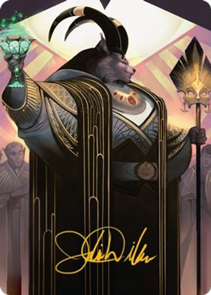 Jetmir, Nexus of Revels Art Card (68/81 · Gold-Stamped Signature)