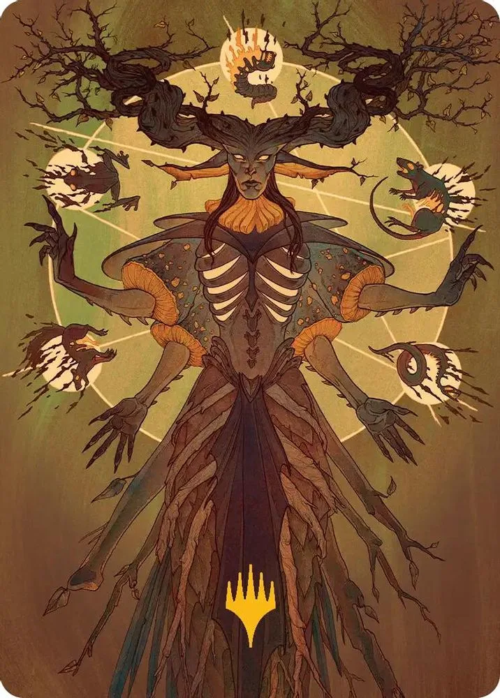Culling Ritual Art Card (Gold-Stamped Planeswalker Symbol)