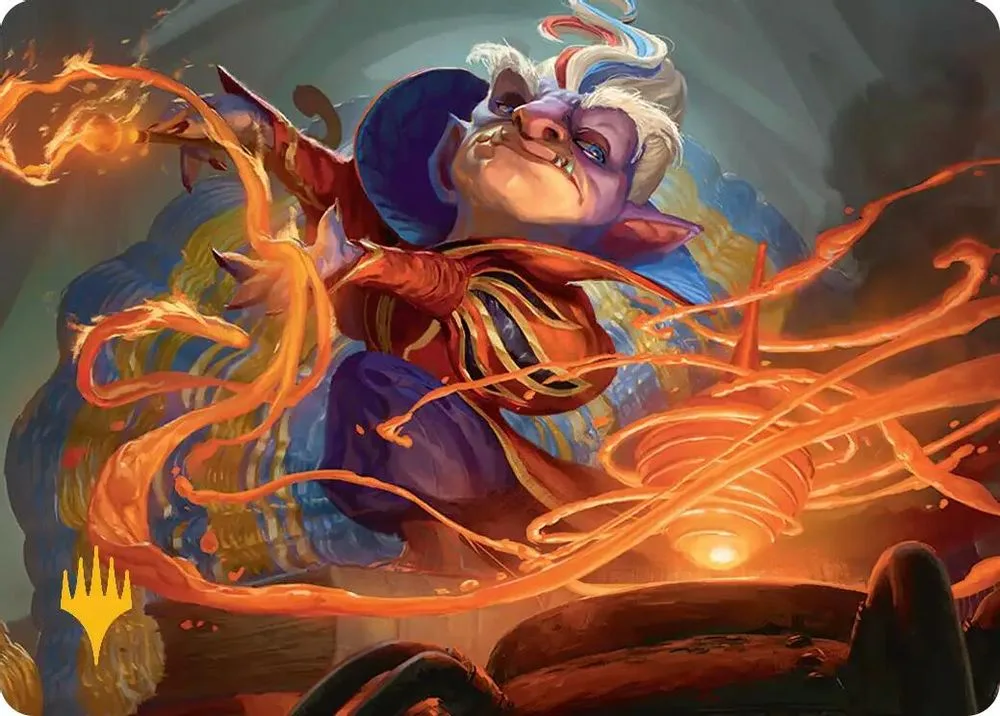 Goblin Glasswright Art Card (Gold-Stamped Planeswalker Symbol)