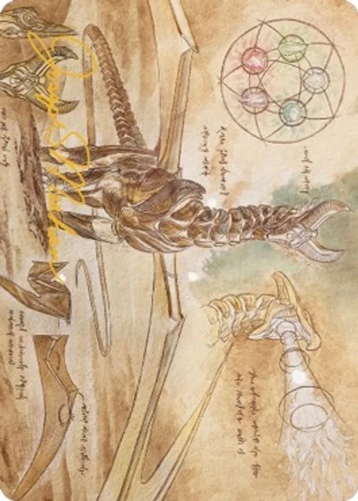 Ramos, Dragon Engine Art Card (Gold-Stamped Signature)