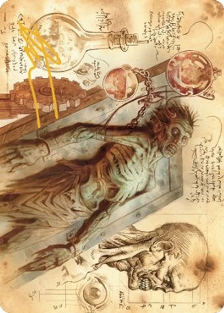 Ashnod's Altar Art Card (Gold-Stamped Signature)