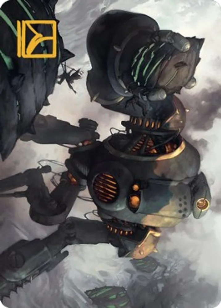 Rust Goliath Art Card (Gold-Stamped Signature)