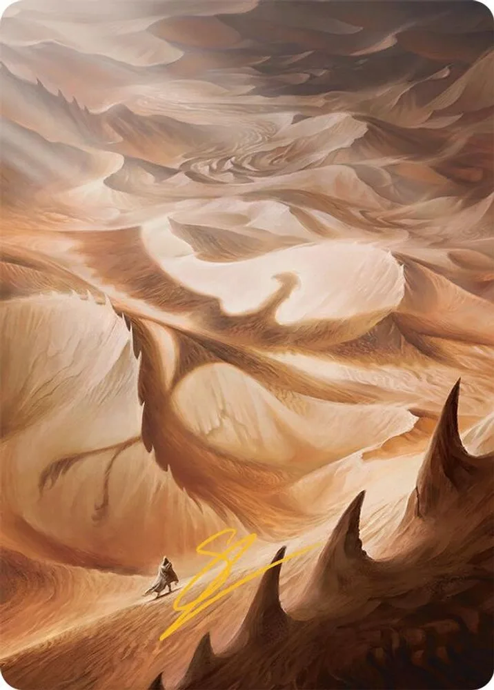 Plains Art Card (30/54 · Gold-Stamped Signature)