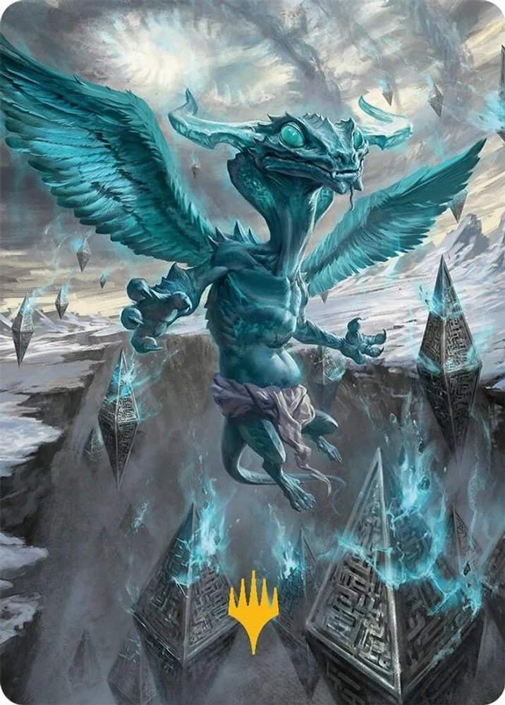 Ugin, Eye of the Storms Art Card (47/54 · Gold-Stamped Planeswalker Symbol)