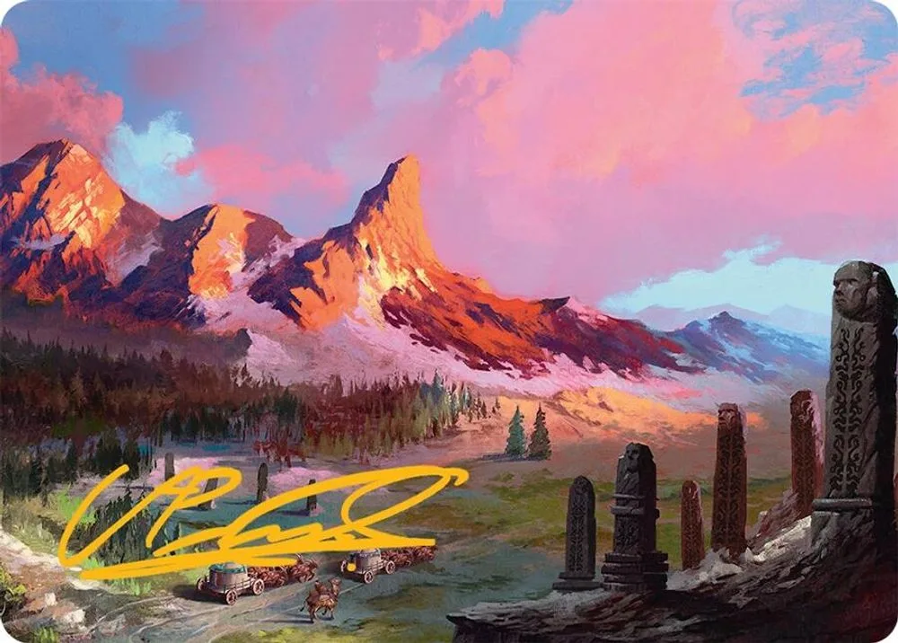 Rugged Highlands Art Card (29/54 · Gold-Stamped Signature)