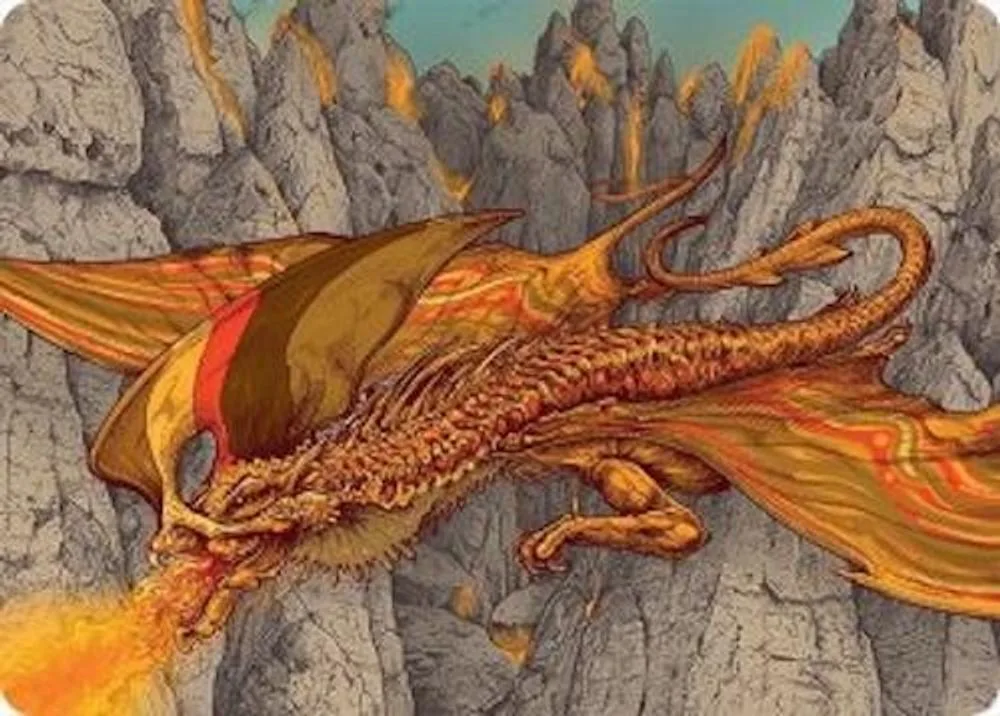 Magmatic Hellkite Art Card (34/54)