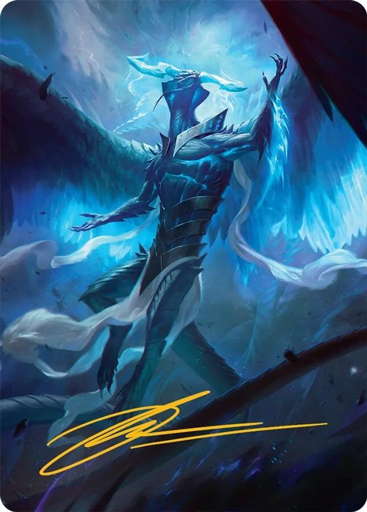 Ugin, Eye of the Storms Art Card (1/54 · Gold-Stamped Signature)