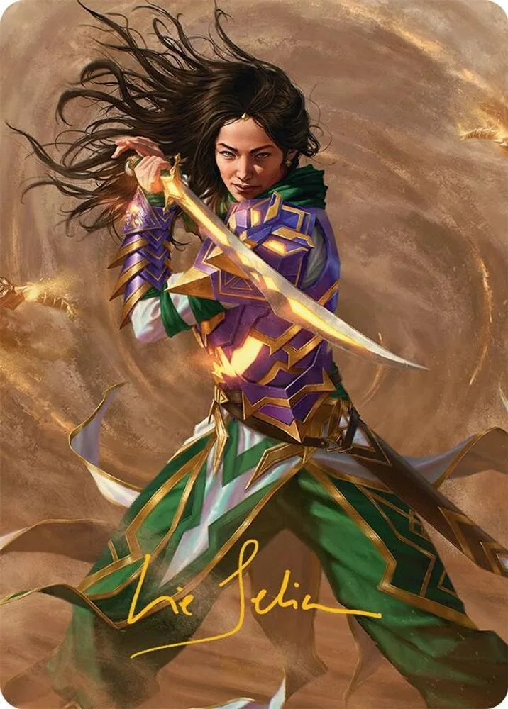 Descendant of Storms Art Card (2/54 · Gold-Stamped Signature)