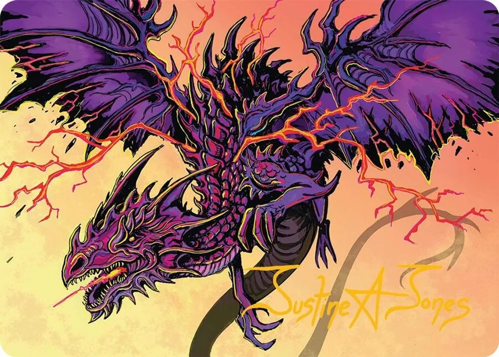 Stormshriek Feral Art Card (35/54 · Gold-Stamped Signature)
