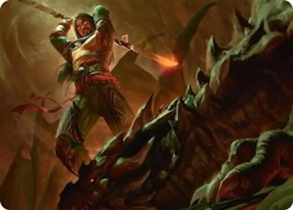 Sarkhan's Resolve Art Card (18/54)