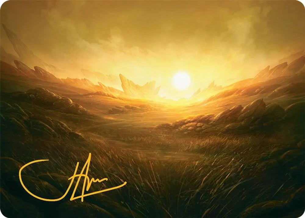 Plains Art Card (31/54 · Gold-Stamped Signature)