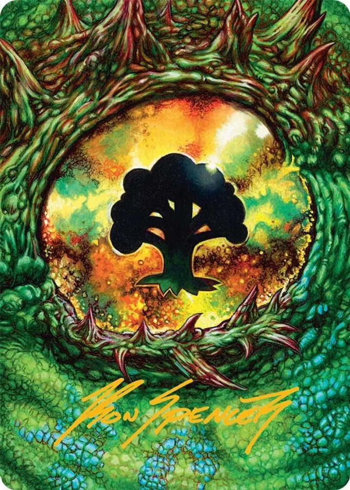 Forest Art Card (32/54 · Gold-Stamped Signature)