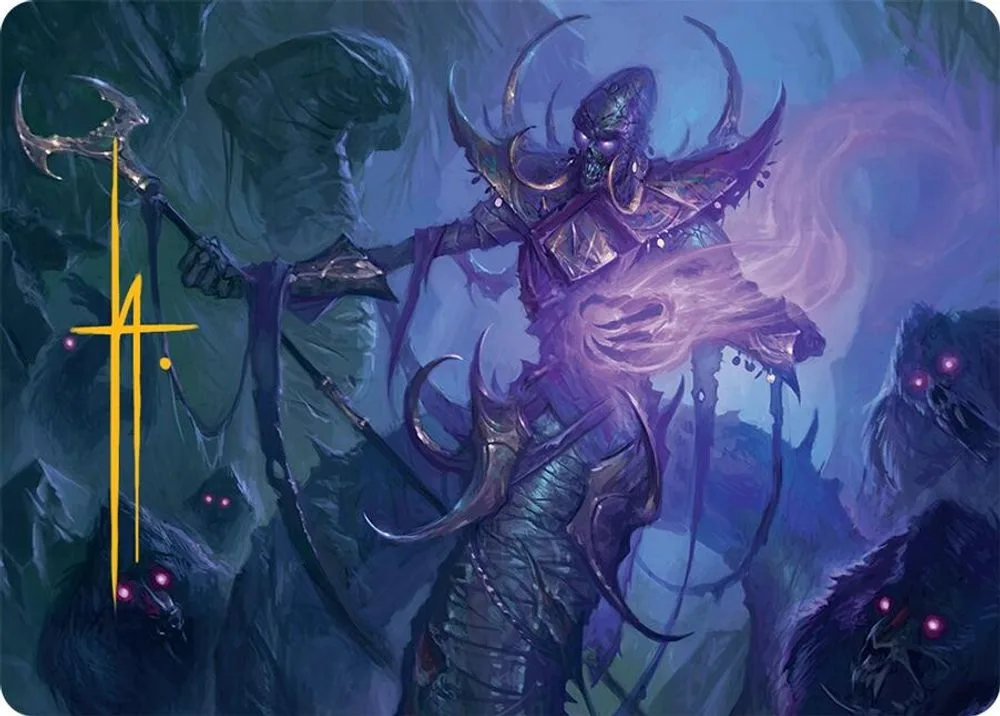 Sidisi, Regent of the Mire Art Card (14/54 · Gold-Stamped Signature)