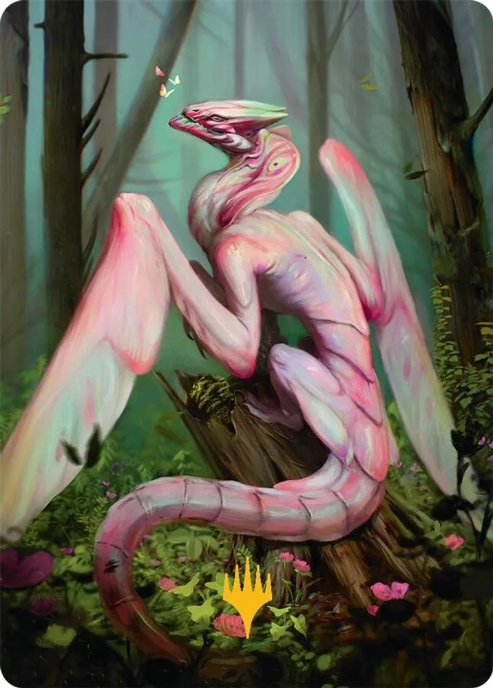 Bloomvine Regent Art Card (46/54 · Gold-Stamped Planeswalker Symbol)