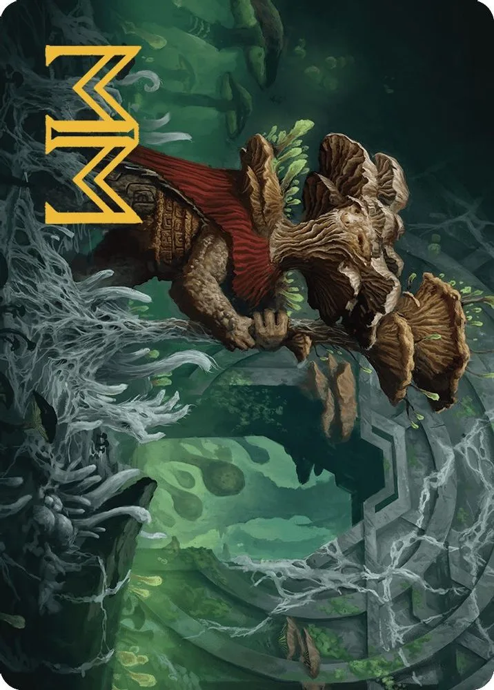 Tendril of the Mycotyrant Art Card (Gold-Stamped Signature)