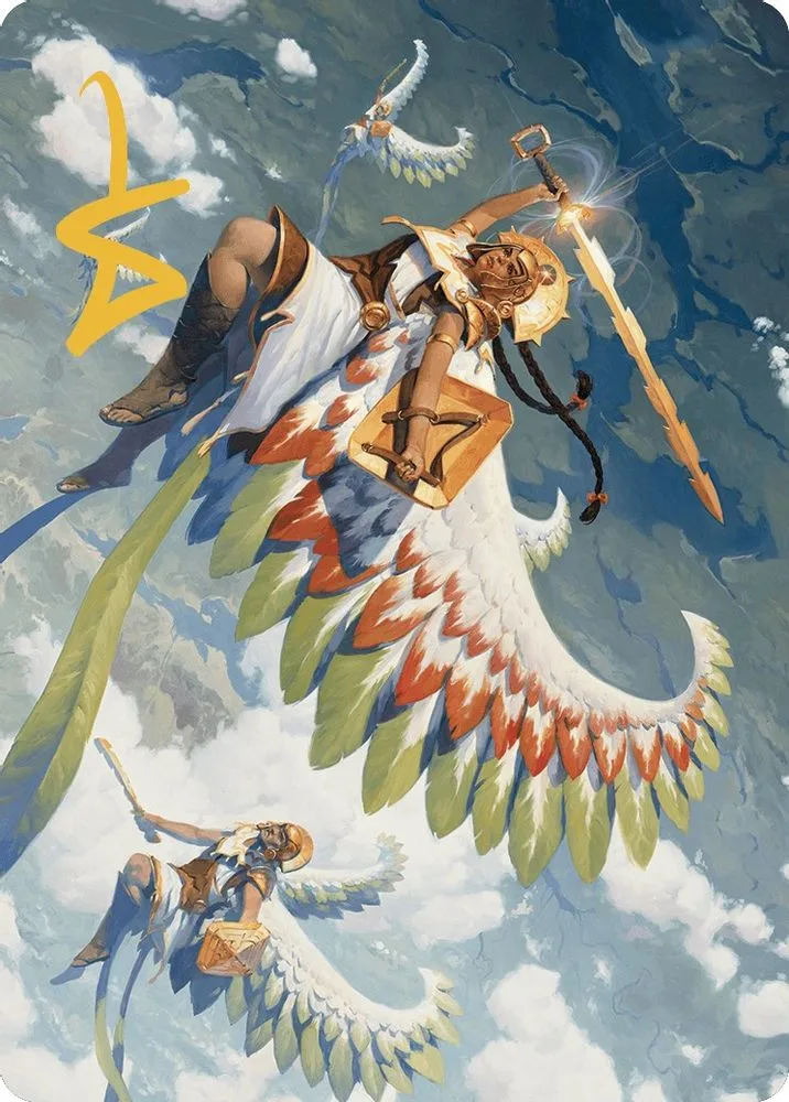 Resplendent Angel Art Card (5/81 · Gold-Stamped Signature)