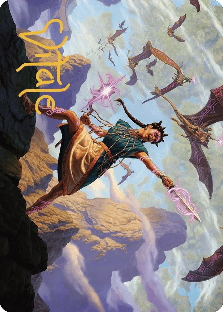 Warden of the Inner Sky Art Card (Gold-Stamped Signature)