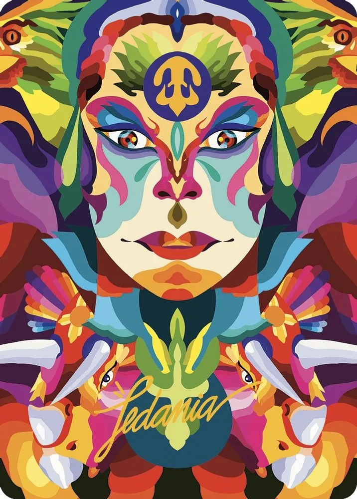 Roar of the Fifth People Art Card (Gold-Stamped Signature)
