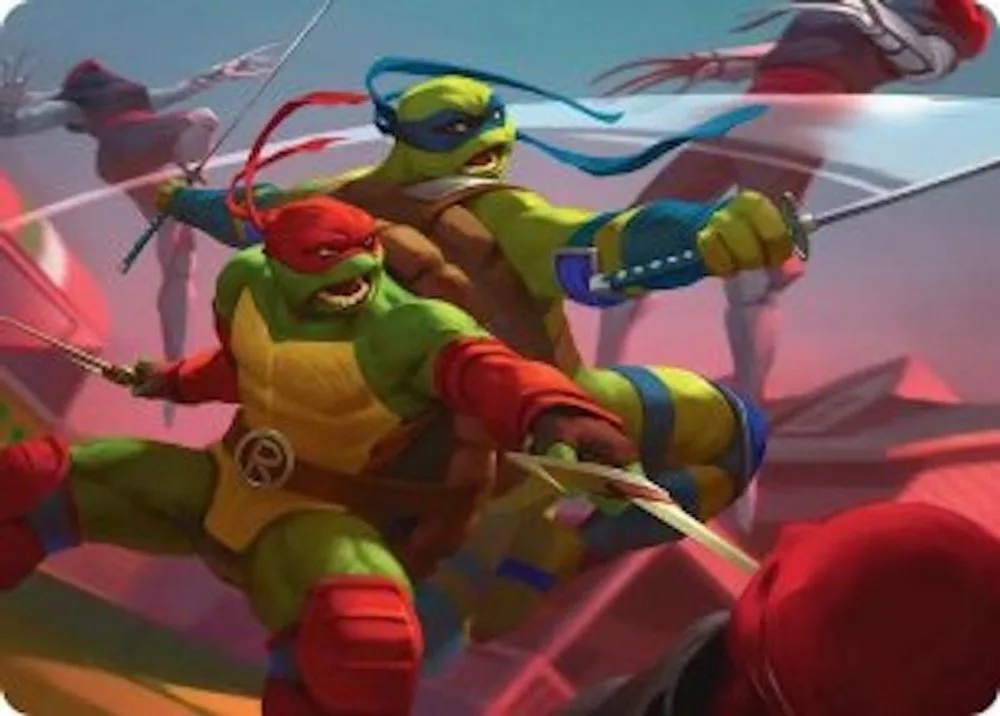 Raph & Leo, Sibling Rivals Art Card