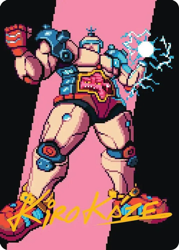 Krang, the All-Powerful Art Card (Gold-Stamped Signature)