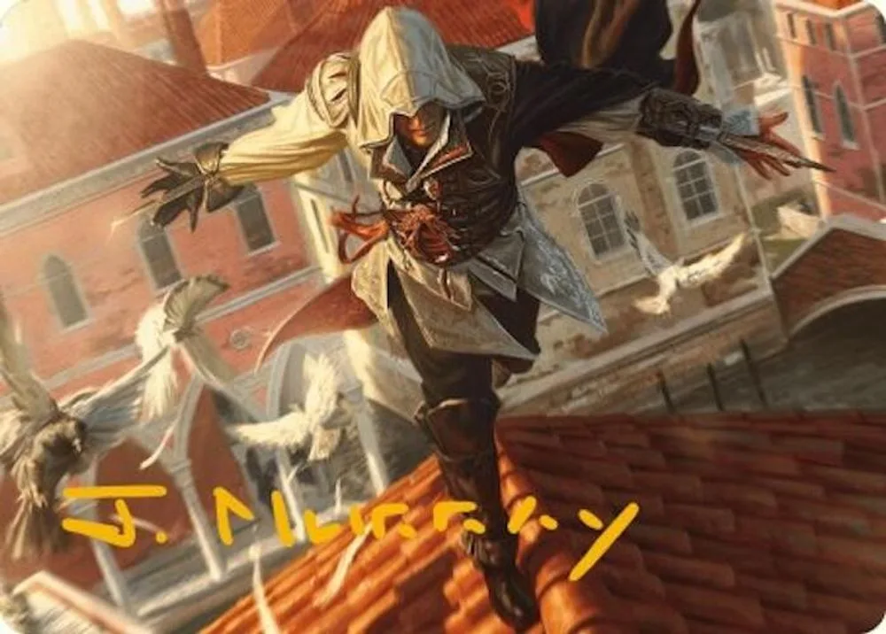 Ezio, Blade of Vengeance Art Card (Gold-Stamped Signature)