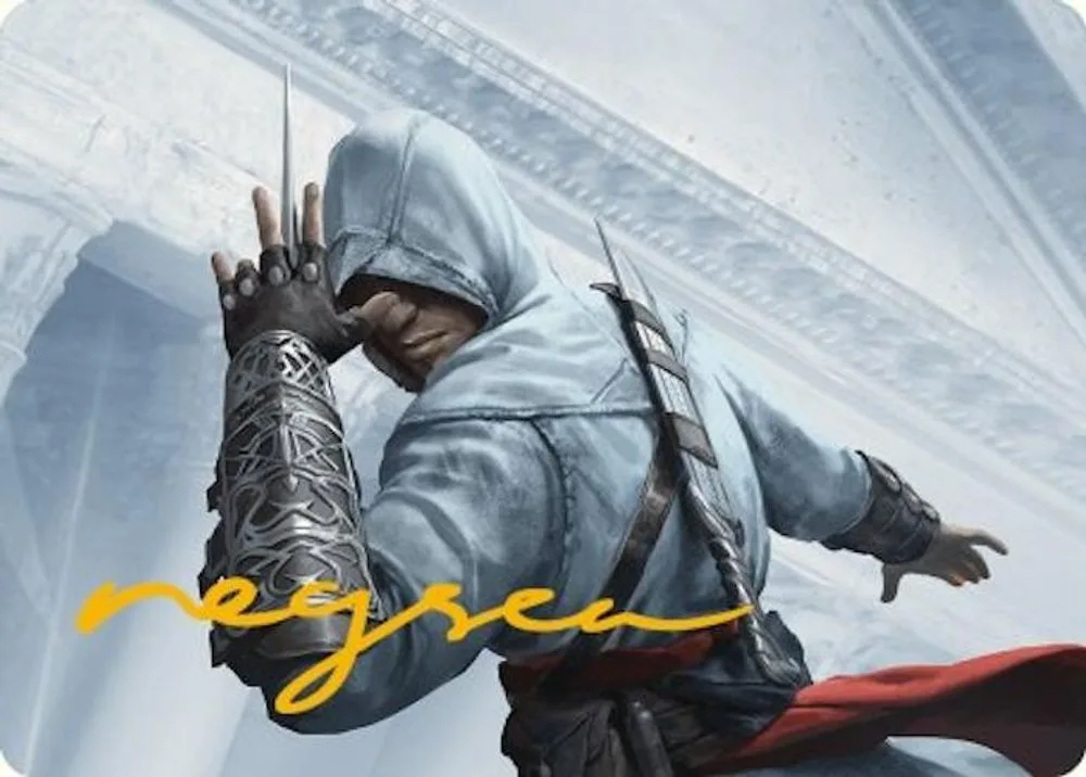 Altair Ibn-La'Ahad Art Card (Gold-Stamped Signature)