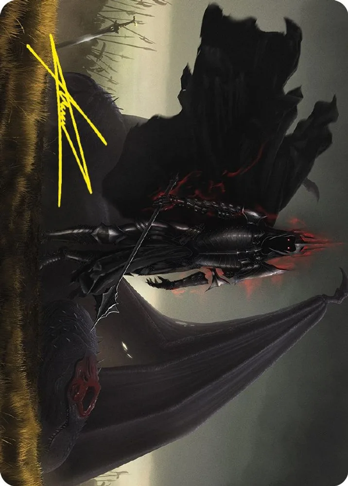 Witch-king of Angmar Art Card (Gold-Stamped Signature)