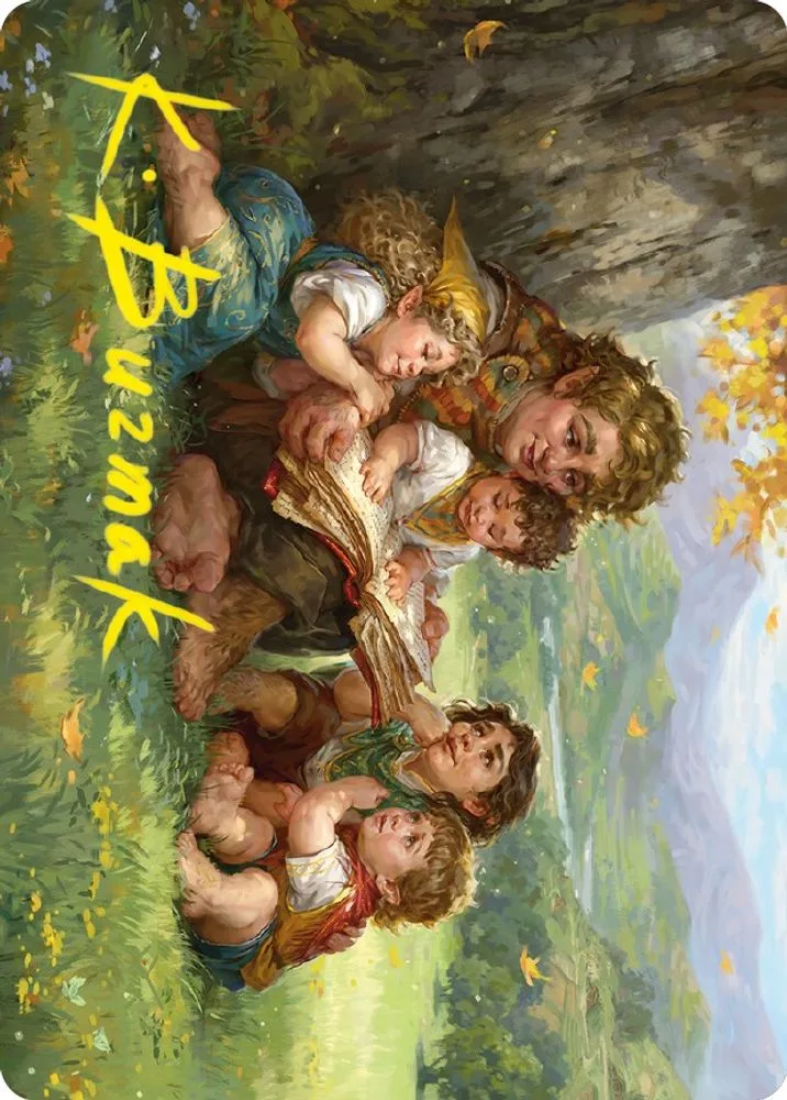 Samwise Gamgee Art Card (19/81 · Gold-Stamped Signature)