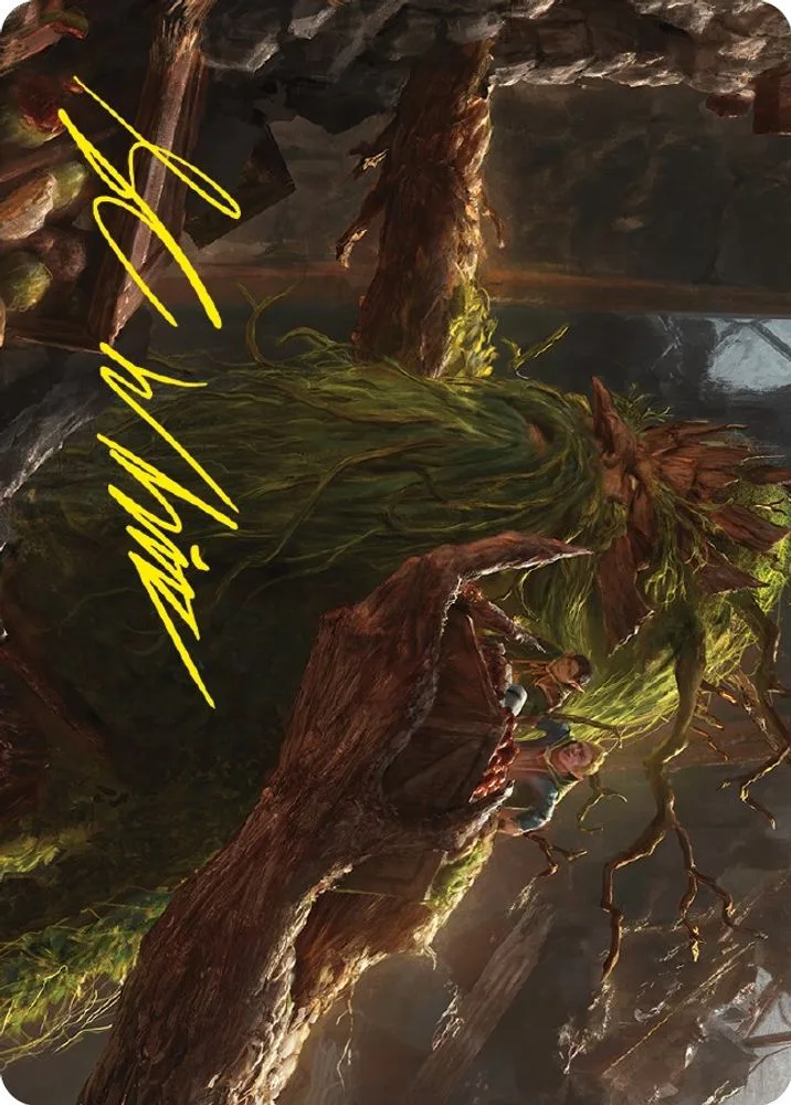 Treebeard, Gracious Host Art Card (Gold-Stamped Signature)