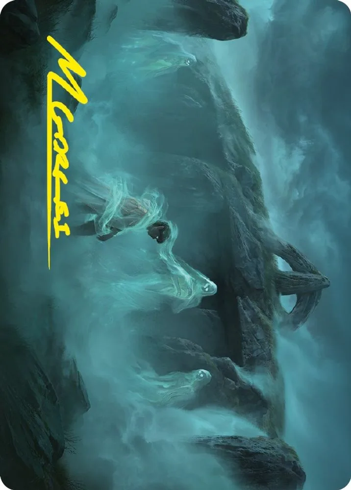 Fog on the Barrow-Downs Art Card (Gold-Stamped Signature)