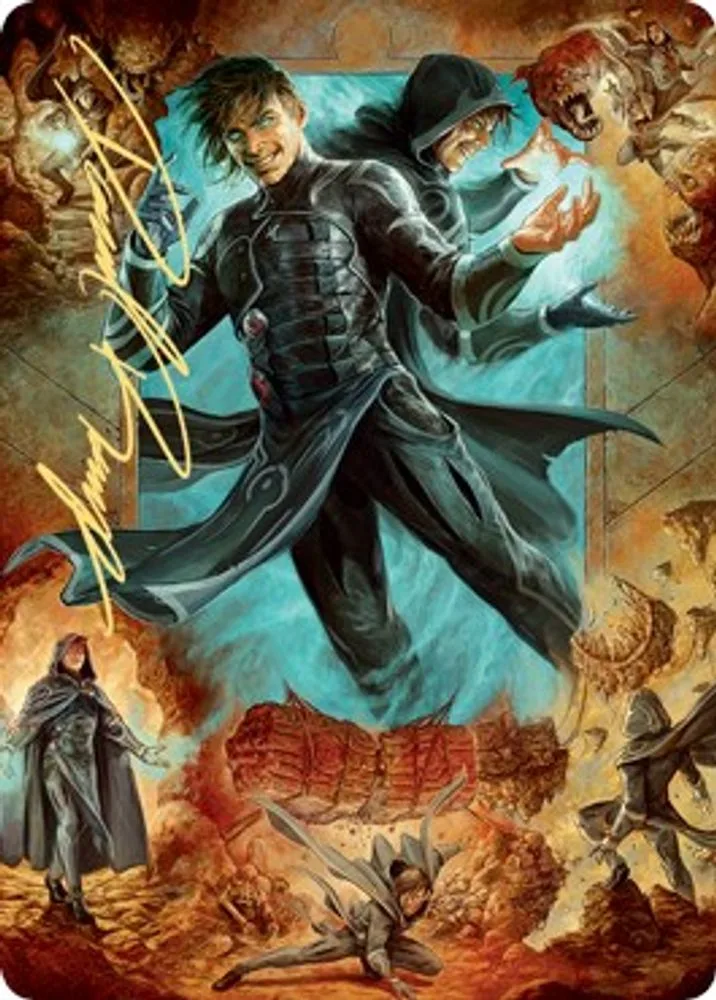 Jace, Mirror Mage Art Card (2/81 · Gold-Stamped Signature)