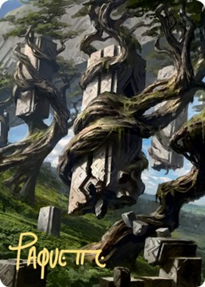 Forest Art Card (20/81 · Gold-Stamped Signature)