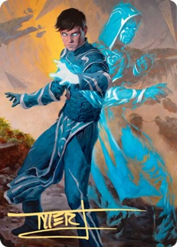 Jace, Mirror Mage Art Card (1/81 · Gold-Stamped Signature)