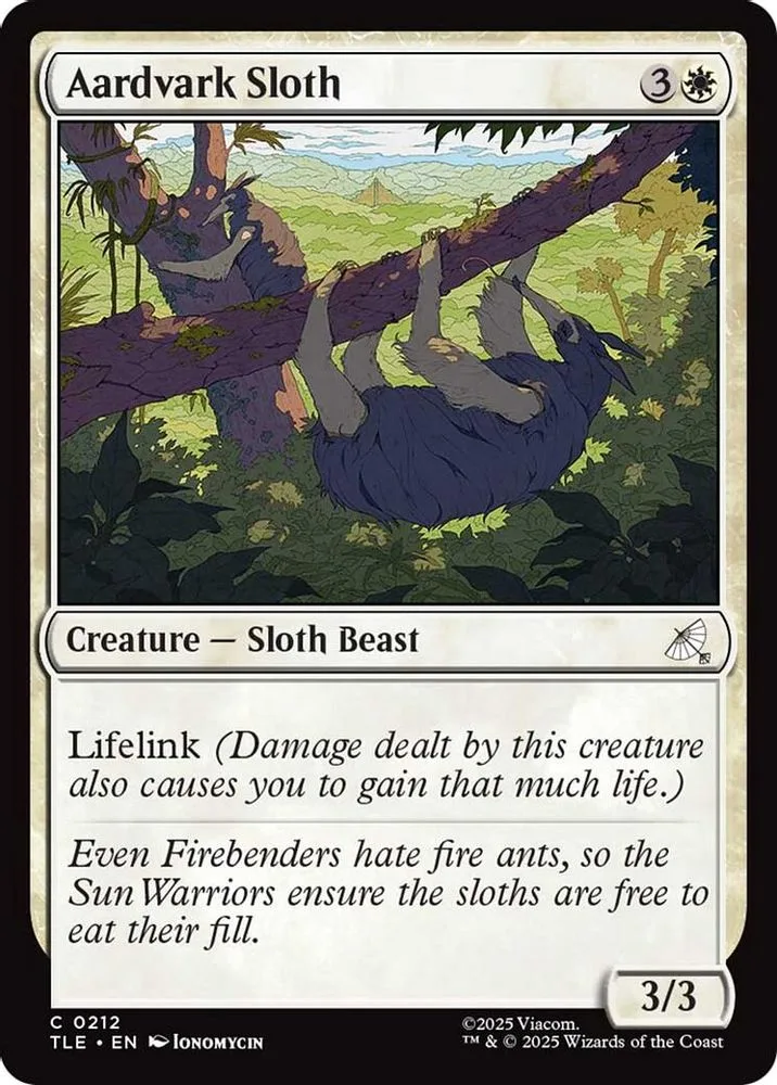 Aardvark Sloth