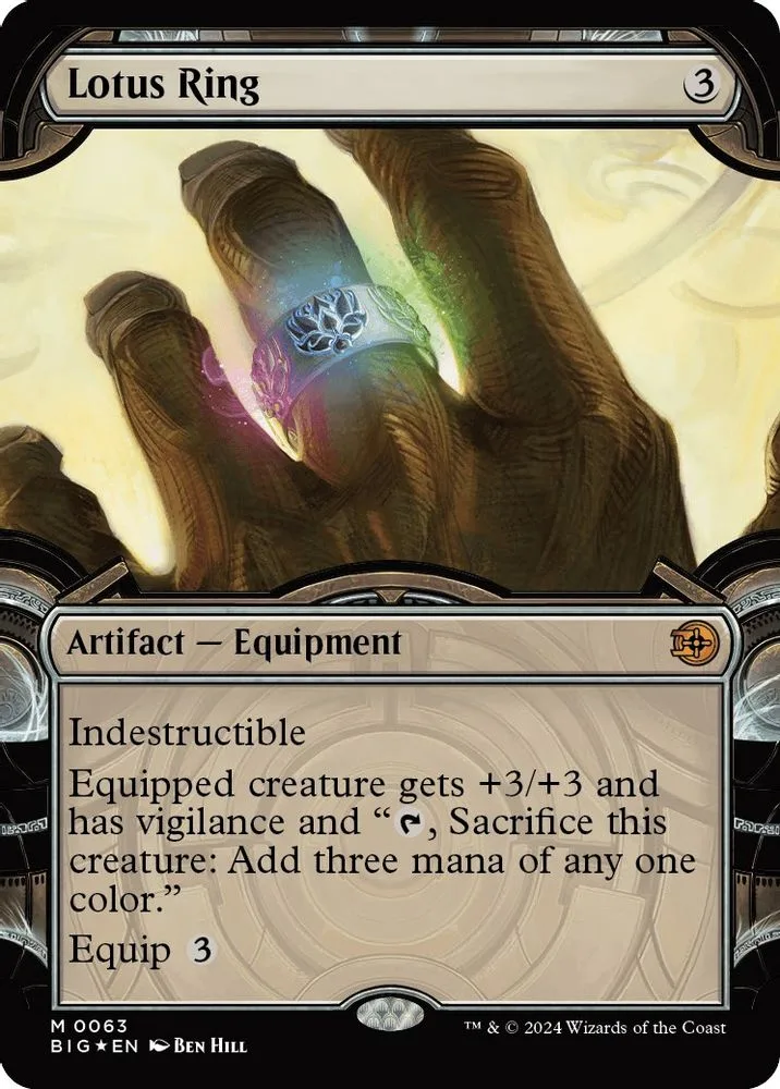 Lotus Ring (Showcase) (Raised Foil)