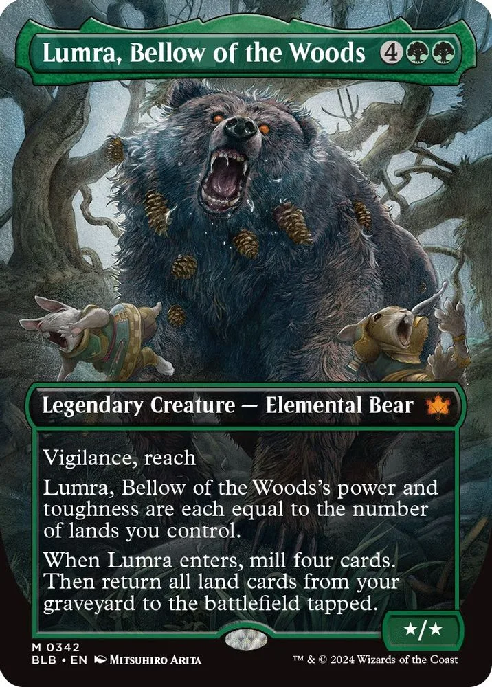 Lumra, Bellow of the Woods (Borderless)