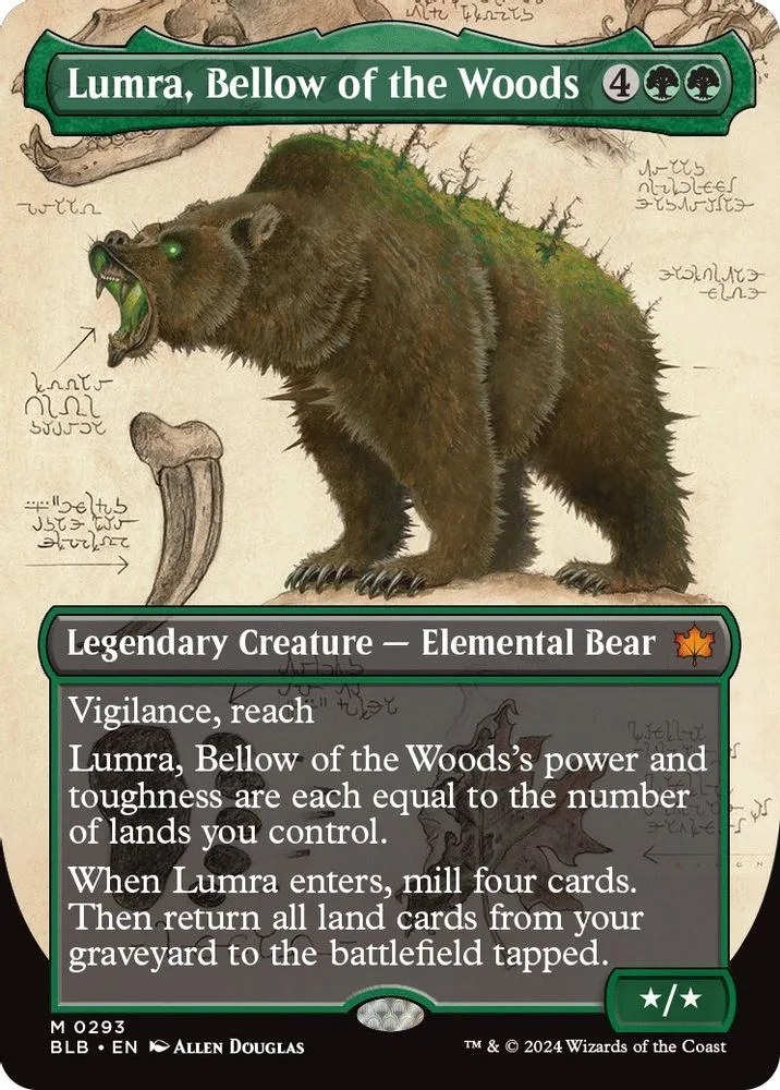 Lumra, Bellow of the Woods (Borderless)