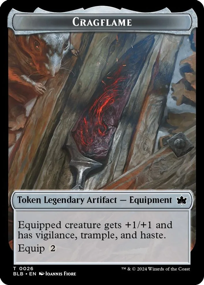 Cragflame // Starscape Cleric Double-Sided Token