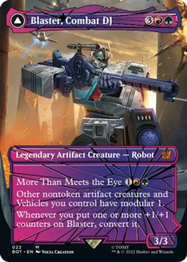 Blaster, Combat DJ (Shattered Glass)