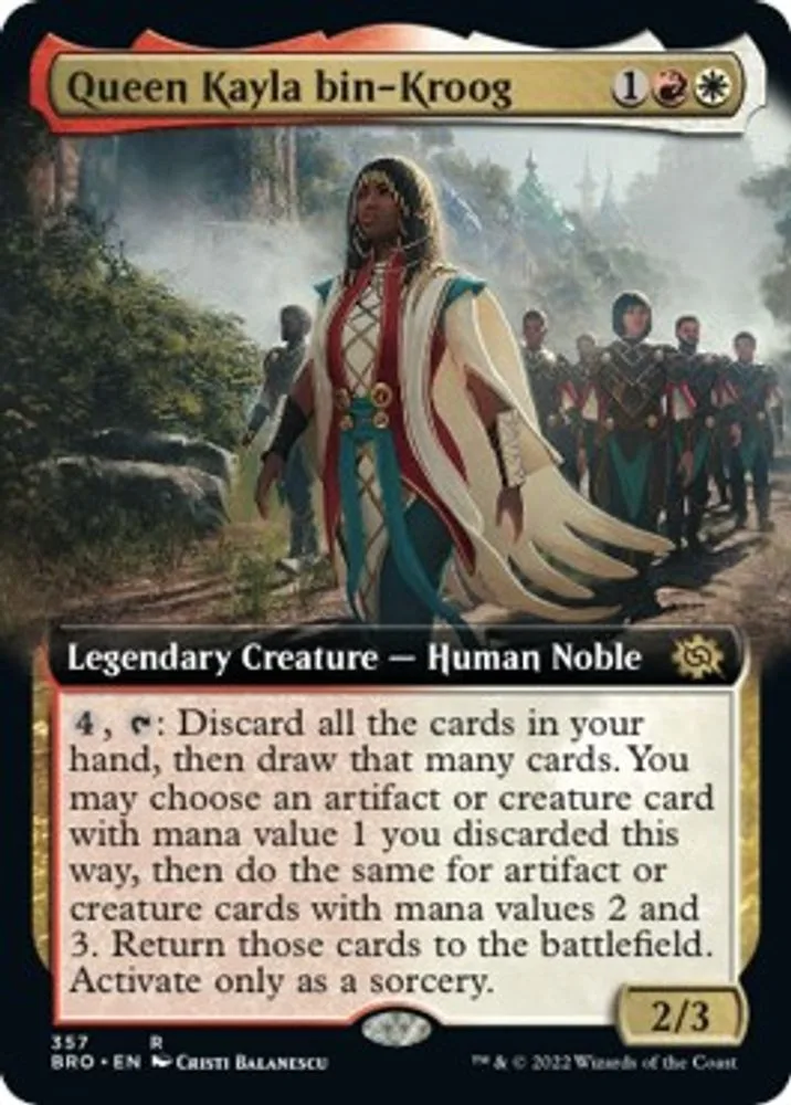 Queen Kayla bin-Kroog (Extended Art)