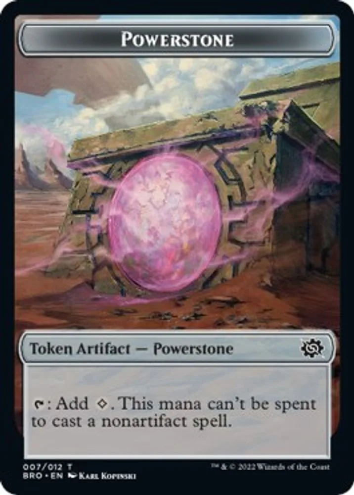Powerstone // Bear Double-Sided Token