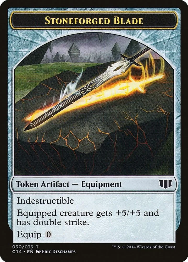 Stoneforged Blade // Germ Double-Sided Token